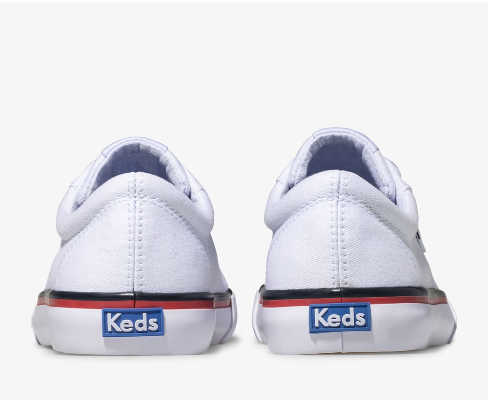 Zapatillas Keds Niños Blancas - Jump Kick Lona - 825-XLINSD